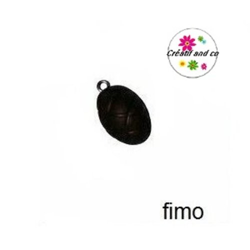 Oeuf chocolat noir en fimo