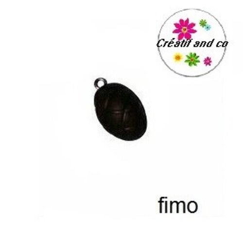 Oeuf chocolat noir en fimo