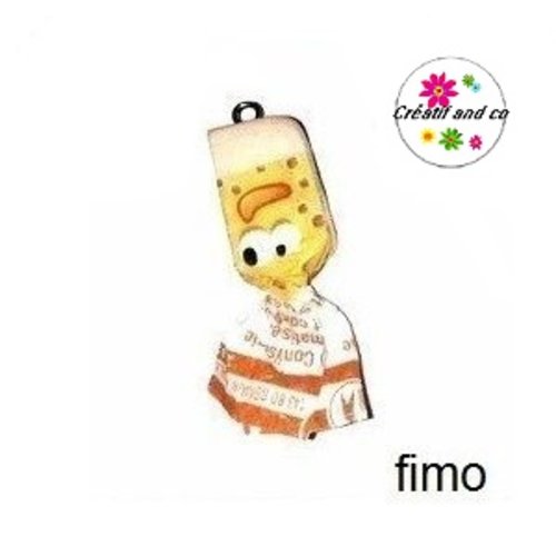 Bâton bonbon ice tea en fimo