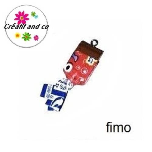 Bâton bonbon cola en fimo