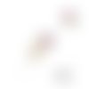 Glace boule fraise en fimo