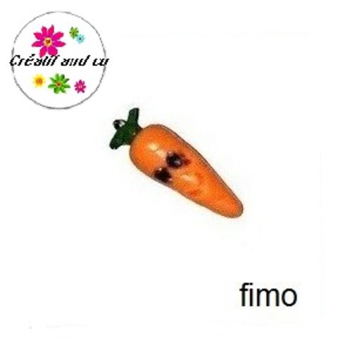 Carotte kawaii fimo