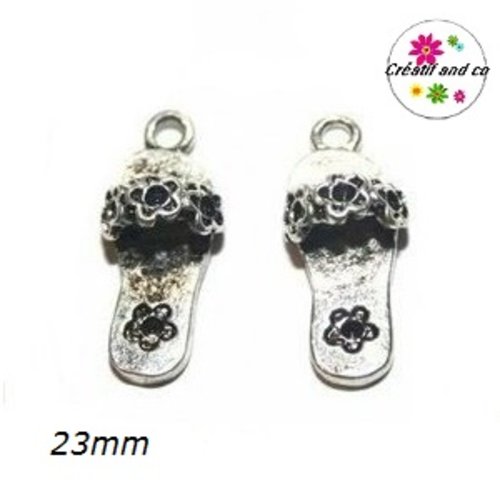 Breloque sandale 23mm