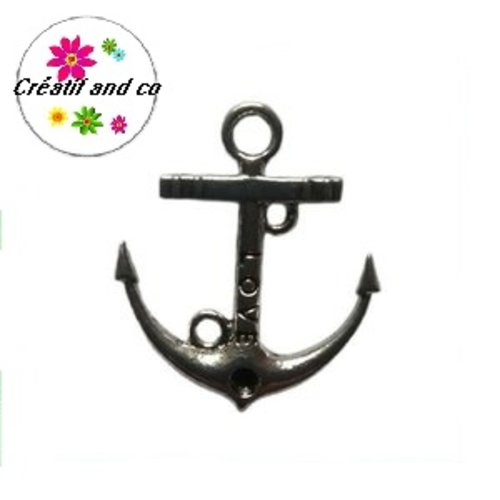 Breloque ancre 23mm