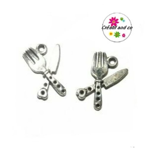 Breloque couvert 20mm