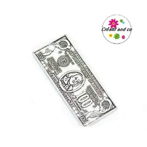 Breloque billet 100 dollars