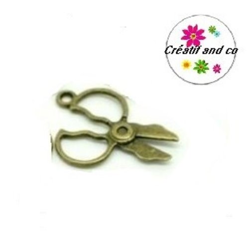Breloque ciseau bronze