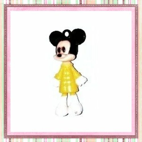 Minnie robe jaune 40mm