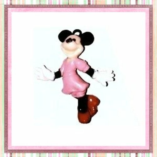 Minnie robe rose 40mm