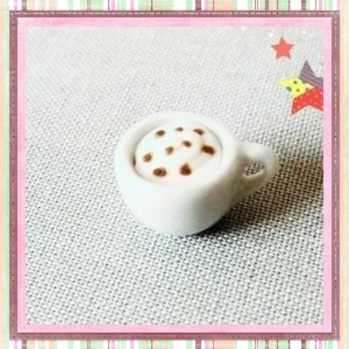 Tasse café gourmand capuccino porcelaine