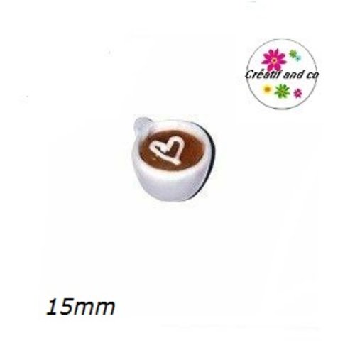 Tasse thé et son coeur à la crème