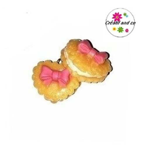 Biscuit forme coeur 22mm