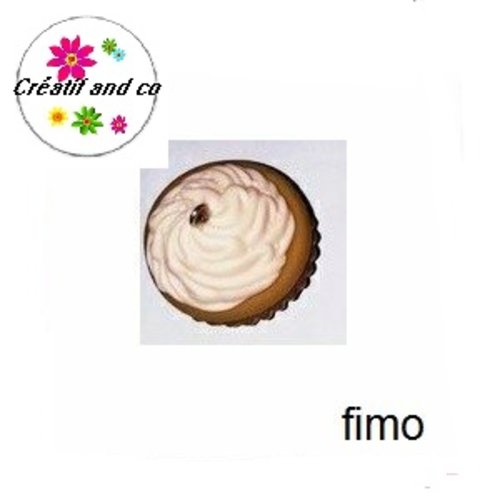 Gros cupcake mangue fimo