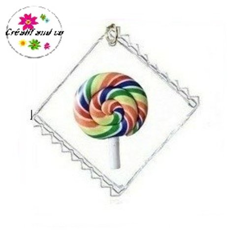 Breloque sachet transparent et sa sucette