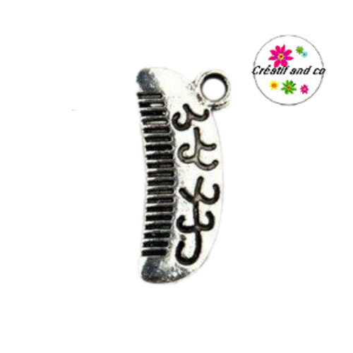 Breloque peigne motif chinois