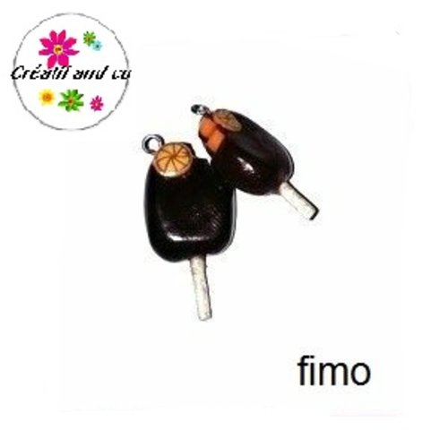Magnum croqué à l'orange fimo