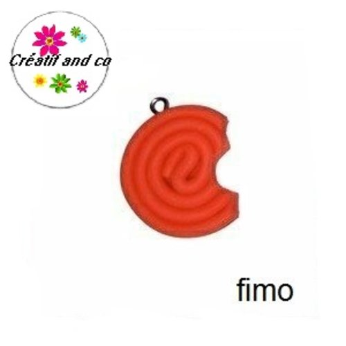 Réglisse croqué cerise fimo