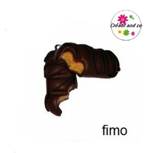 Barre chocolatée fourrée caramel