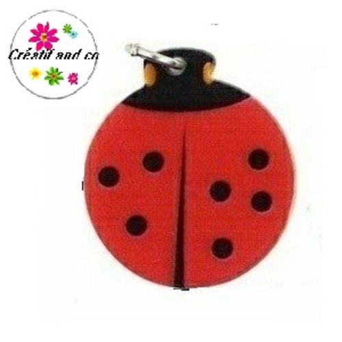 Coccinelle acrylique 25mm