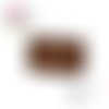 Grand carré de chocolat au lait fimo 37mm