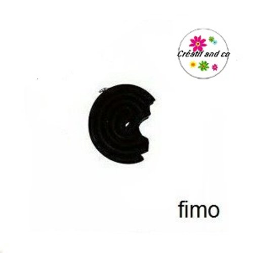 Réglisse croqué noir fimo