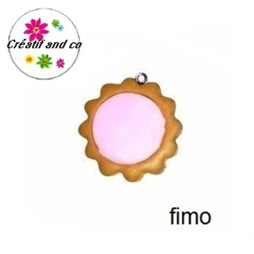 Tartelette fraise fimo