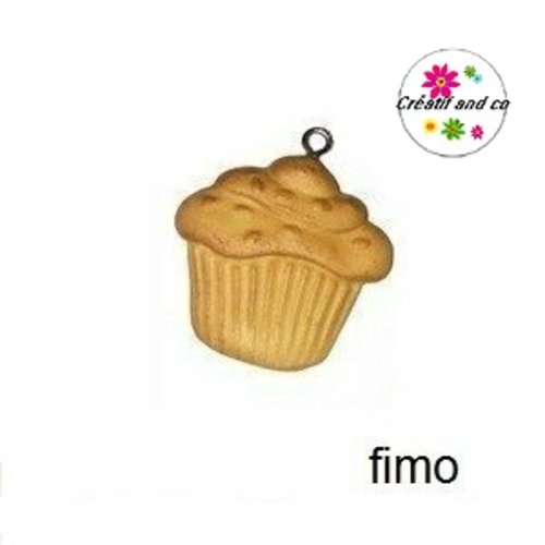 Cupcake mi-cuit fimo