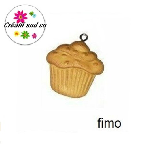 Cupcake mi-cuit fimo