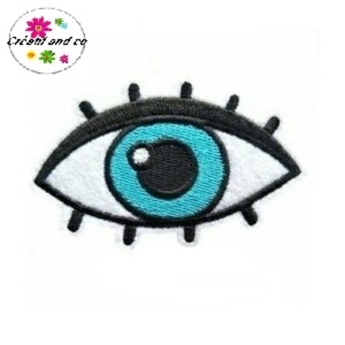 Patch thermocollant oeil brodé