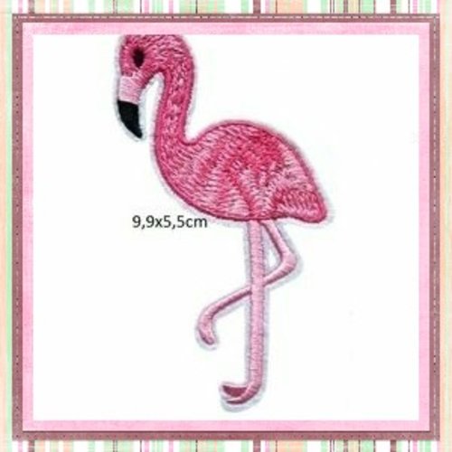 Patch thermocollant flamant rose 9,9cm
