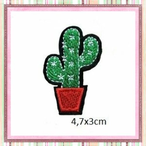 Patch thermocollant cactus 4,7cm