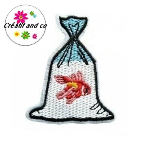 Patch thermocollant poisson dans son sachet