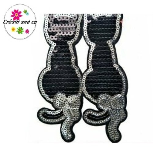 Patch thermocollant duo de chat 120mm