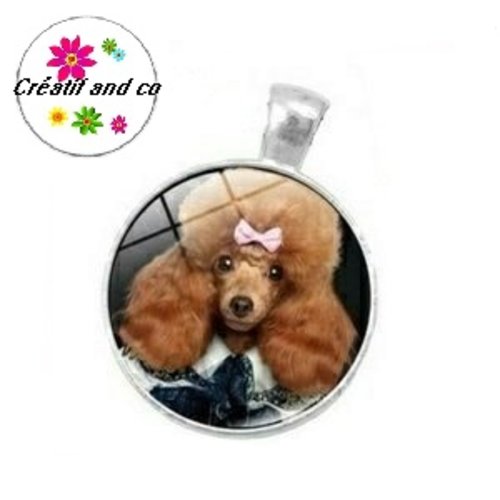 Grand pendentif chien coquet 25mm
