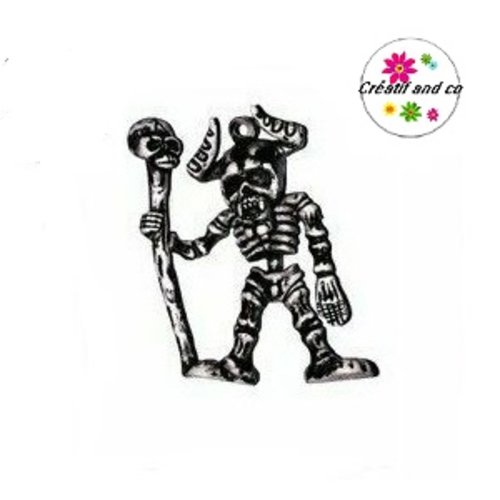 Breloque squelette 42mm