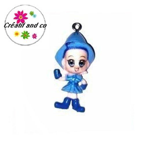 Manga lutin bleu 40mm