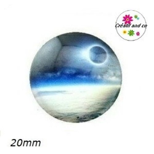 Cabochon lunaire 20mm