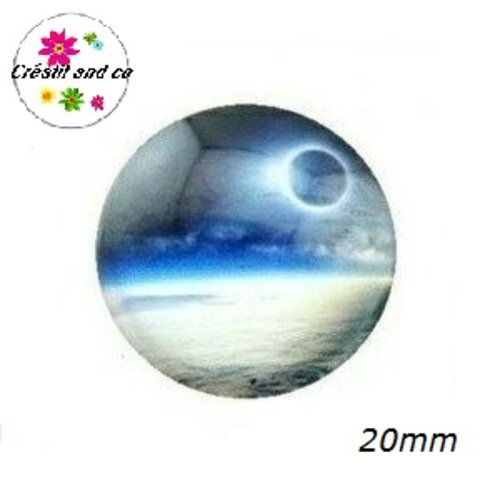 Cabochon lunaire 20mm