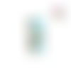 X2 cabochons rectangles 10x25mm