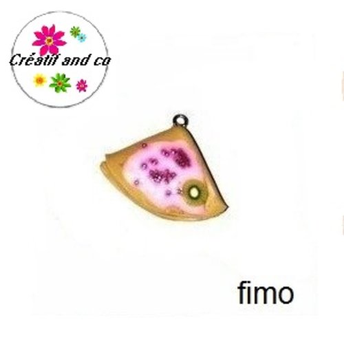 Crèpe à la fraise fimo
