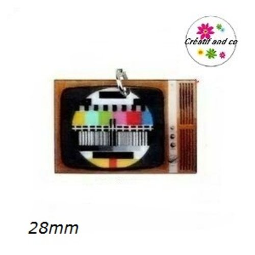 Breloque mire tv 28mm