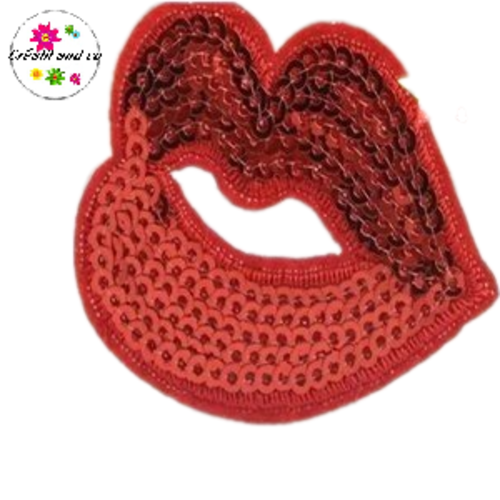 Patch thermocollant bouche sequin