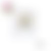 Breloque bois lettre alphabet u