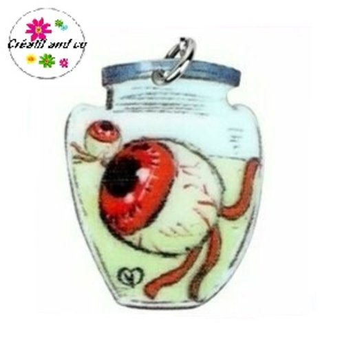 Globe oculaire dans bocal  27mm