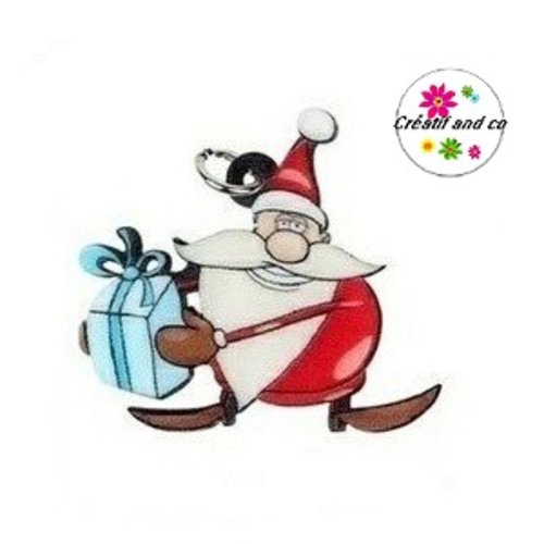 Breloque père noël  27mm