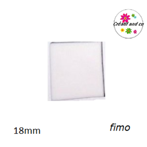 Cabochon bonbon anglais fimo 18mm