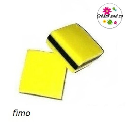 Cabochon bonbon anglais fimo 18mm