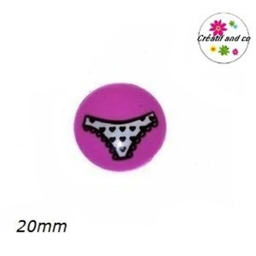 Cabochon motif string  20mm