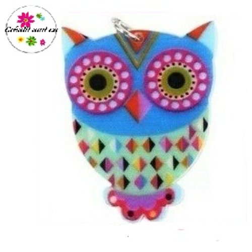 Hibou coloré 30mm