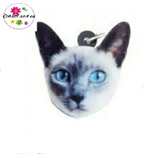Tête de chat  acrylique 30mm